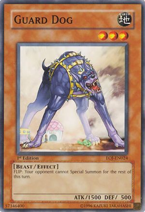 Guard Dog (EOJ-EN024) - Enemy of Justice 1st Edition
