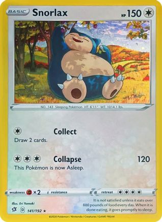 Snorlax - 141/192 (Cosmos Holo) 141 - Miscellaneous Cards & Products Holofoil