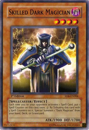 Skilled Dark Magician (SD6-EN006) - Structure Deck: Spellcaster's Judgment 1st Edition