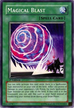 Magical Blast (SD6-EN017) - Structure Deck: Spellcaster's Judgment Unlimited