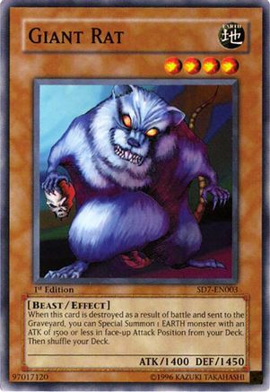 Giant Rat (SD7-EN003) - Structure Deck: Invincible Fortress Unlimited