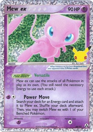 Mew ex 88/25 - Celebrations Classic Collection Holofoil