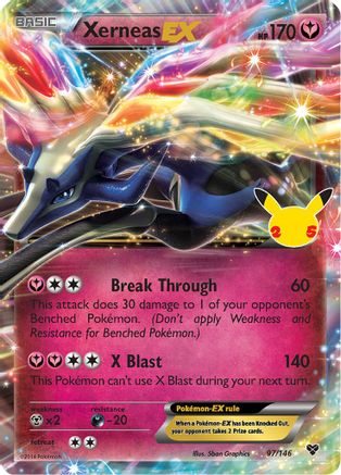 Xerneas EX 97/25 - Celebrations Classic Collection Holofoil