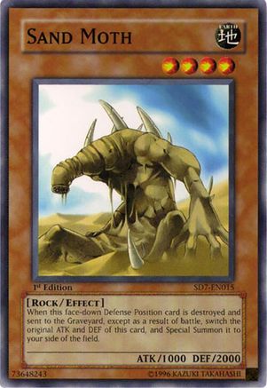 Sand Moth (SD7-EN015) - Structure Deck: Invincible Fortress 1st Edition