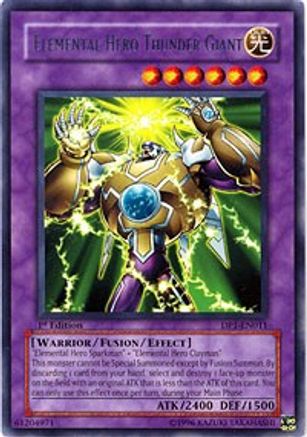 Elemental Hero Thunder Giant (DP1-EN011) - Duelist Pack 1: Jaden Yuki Unlimited