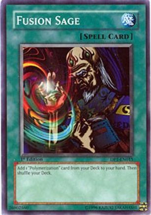 Fusion Sage (DP1-EN015) - Duelist Pack 1: Jaden Yuki 1st Edition