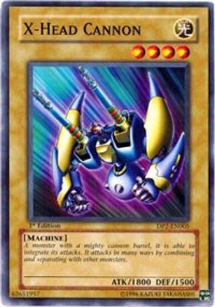 X-Head Cannon (DP2-EN005) - Duelist Pack 2: Chazz Princeton 1st Edition