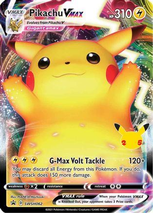 Pikachu VMAX SWSH062/307 - SWSH Black Star Promos Holofoil