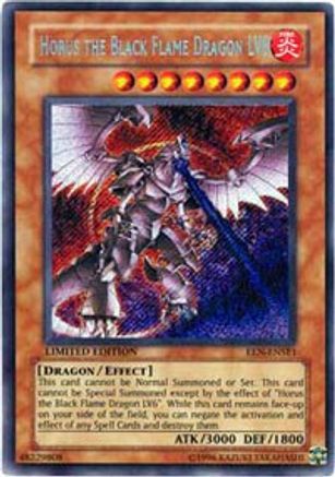 Horus The Black Flame Dragon LV8 (EEN-ENSE1) - Elemental Energy Limited