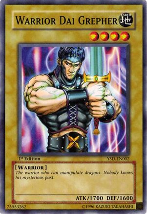 Warrior Dai Grepher (YSD-EN002) - Starter Deck 2006 1st Edition