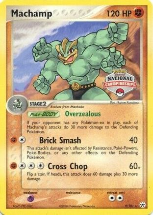 Machamp - 9/101 (National Championships) 9 - League & Championship Cards Holofoil