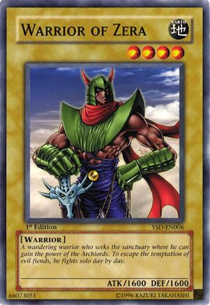 Warrior of Zera (YSD-EN006) - Starter Deck 2006 Unlimited