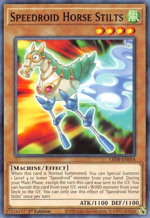 Speedroid Horse Stilts (LED8-EN014) - Legendary Duelists: Synchro Storm 1st Edition