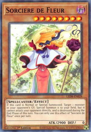 Sorciere de Fleur (LED8-EN028) - Legendary Duelists: Synchro Storm 1st Edition