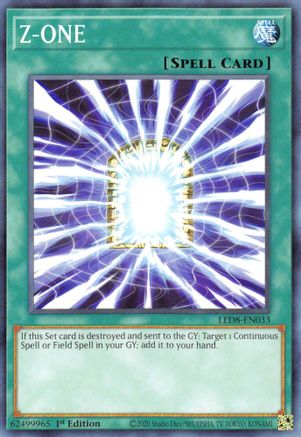 Z-ONE (LED8-EN033) - Legendary Duelists: Synchro Storm 1st Edition