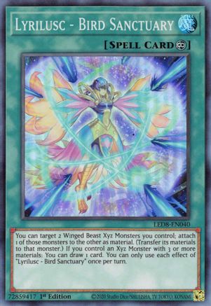 Lyrilusc - Bird Sanctuary (LED8-EN040) - Legendary Duelists: Synchro Storm 1st Edition