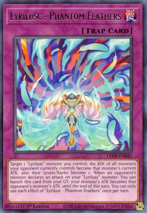 Lyrilusc - Phantom Feathers (LED8-EN041) - Legendary Duelists: Synchro Storm 1st Edition