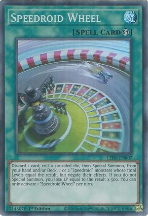 Speedroid Wheel (LED8-EN007) - Legendary Duelists: Synchro Storm 1st Edition