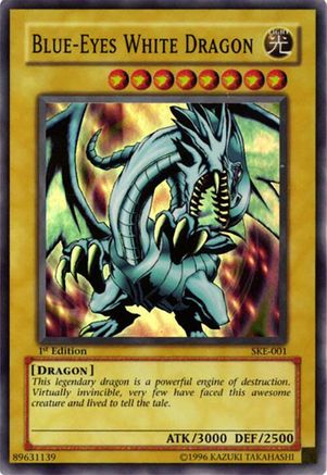 Blue-Eyes White Dragon (SKE-001) - Starter Deck: Kaiba Evolution 1st Edition