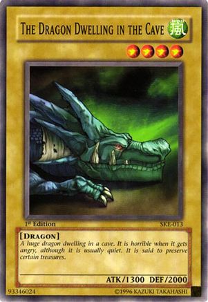 The Dragon Dwelling in the Cave (SKE-013) - Starter Deck: Kaiba Evolution 1st Edition