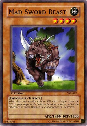 Mad Sword Beast (SKE-022) - Starter Deck: Kaiba Evolution Unlimited