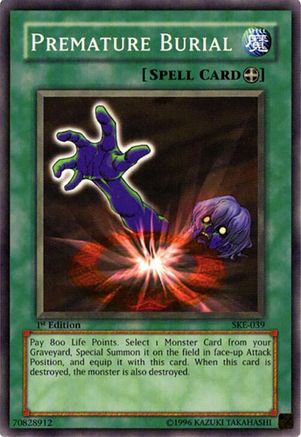 Premature Burial (SKE-039) - Starter Deck: Kaiba Evolution Unlimited