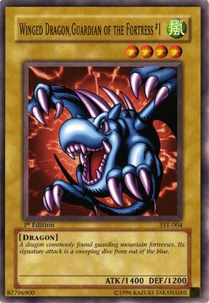 Winged Dragon, Guardian of the Fortress #1 (SYE-004) - Starter Deck: Yugi Evolution 1st Edition