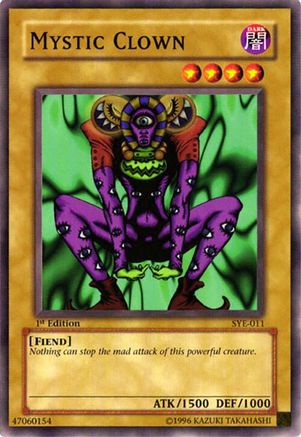 Mystic Clown (SYE-011) - Starter Deck: Yugi Evolution 1st Edition