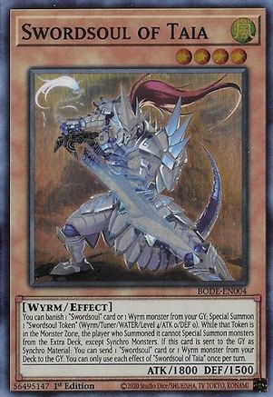 Swordsoul of Taia (BODE-EN004) - Burst of Destiny 1st Edition