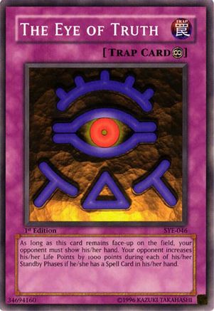 The Eye of Truth (SYE-046) - Starter Deck: Yugi Evolution 1st Edition