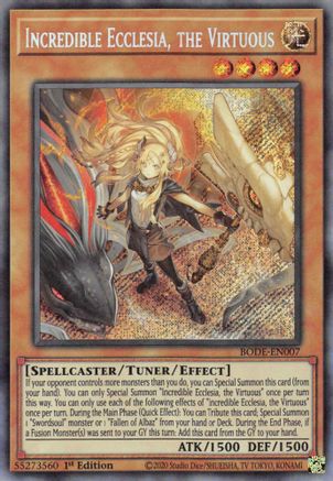 Incredible Ecclesia, the Virtuous (BODE-EN007) - Burst of Destiny 1st Edition