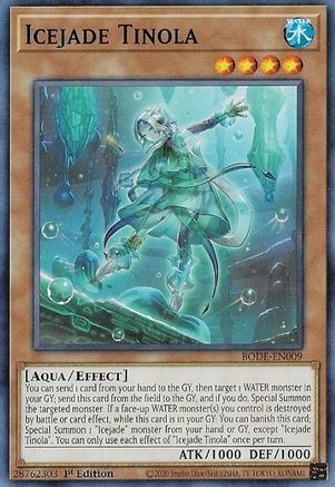 Icejade Tinola (BODE-EN009) - Burst of Destiny 1st Edition