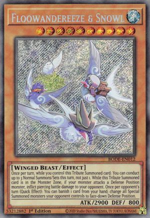 Floowandereeze & Snowl (BODE-EN012) - Burst of Destiny 1st Edition