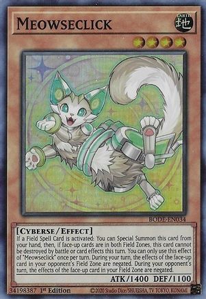 Meowseclick (BODE-EN034) - Burst of Destiny 1st Edition