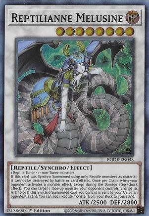 Reptilianne Melusine (BODE-EN043) - Burst of Destiny 1st Edition