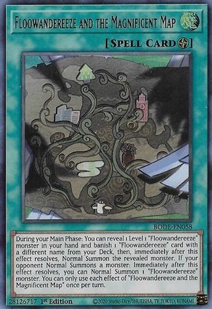 Floowandereeze and the Magnificent Map (BODE-EN058) - Burst of Destiny 1st Edition