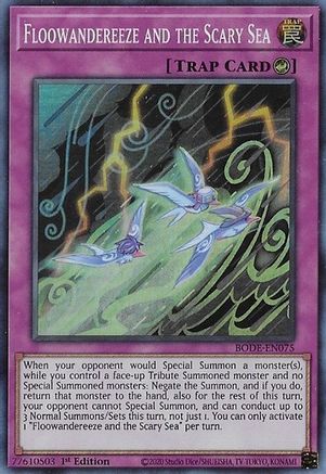 Floowandereeze and the Scary Sea (BODE-EN075) - Burst of Destiny 1st Edition