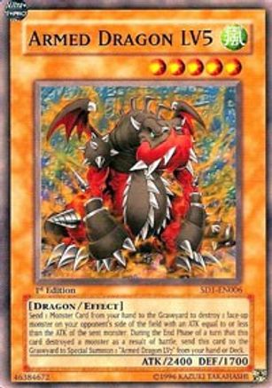 Armed Dragon LV5 (SD1-EN006) - Structure Deck: Dragon's Roar Unlimited