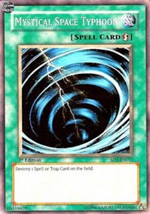 Mystical Space Typhoon (SD1-EN011) - Structure Deck: Dragon's Roar Unlimited