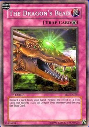 The Dragon's Bead (SD1-EN023) - Structure Deck: Dragon's Roar 1st Edition