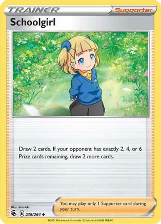 Schoolgirl 239/264 - SWSH08 Fusion Strike Reverse Holofoil