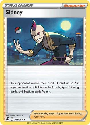 Sidney 241/264 - SWSH08 Fusion Strike Reverse Holofoil