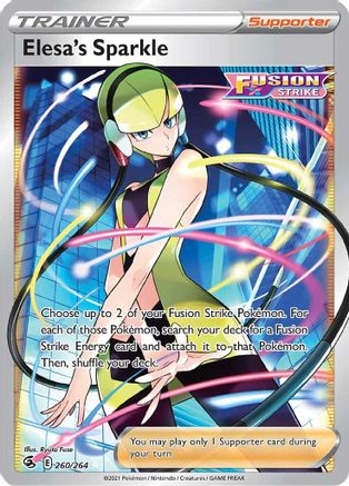 Elesa's Sparkle (Full Art) 260/264 - Fusion Strike Holofoil