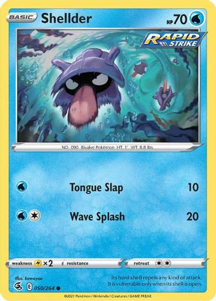 Shellder 50/264 - SWSH08 Fusion Strike