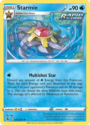 Starmie 53/264 - Fusion Strike Holofoil