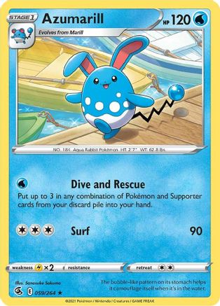 Azumarill 59/264 - Fusion Strike