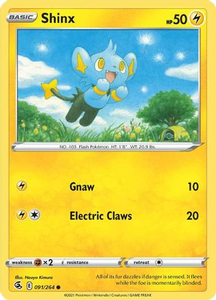 Shinx 91/264 - Fusion Strike Reverse Holofoil