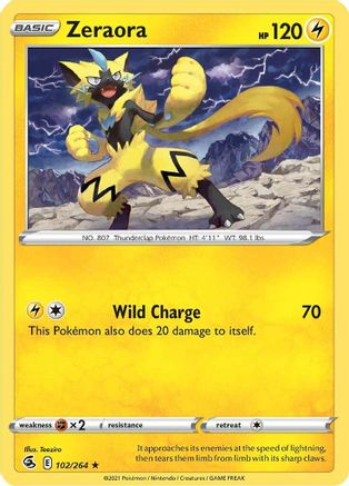 Zeraora 102/264 - SWSH08 Fusion Strike