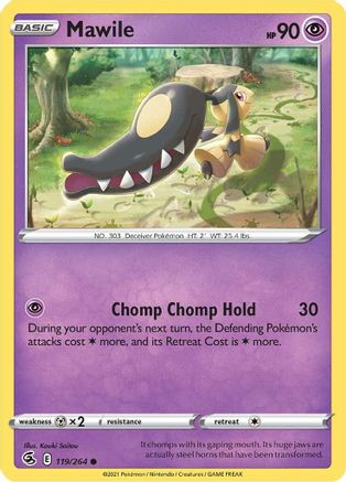 Mawile 119/264 - SWSH08 Fusion Strike Reverse Holofoil