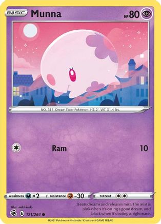 Munna 121/264 - SWSH08 Fusion Strike